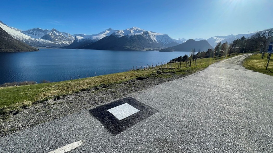 Fastmerke som brukes ved Kartverkets flyfotografering