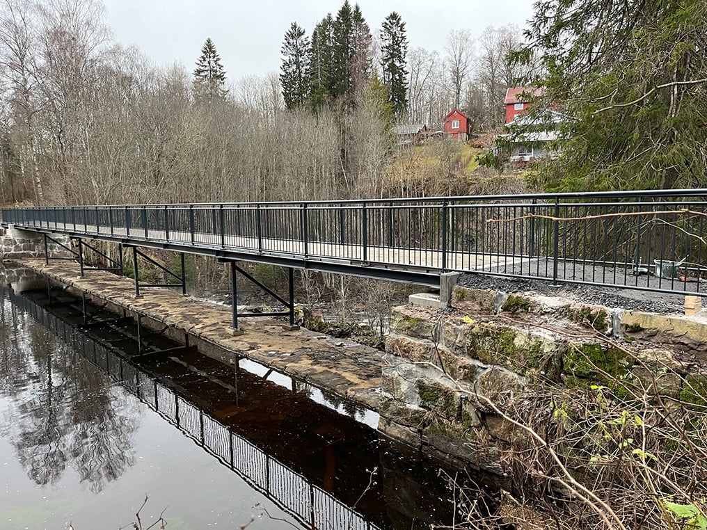 Hammerdammen bro er åpen etter totalrehabilitering