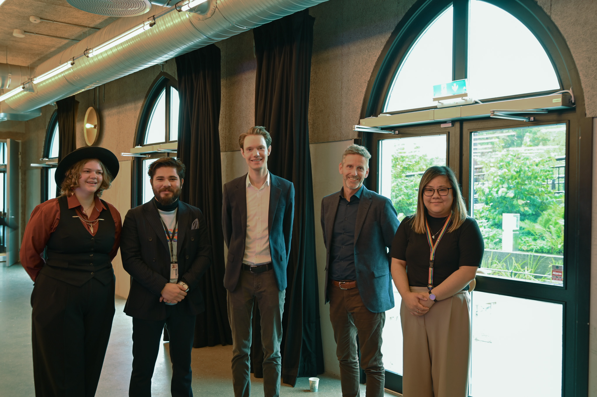 Bilde fra miniseminar på folkebadet