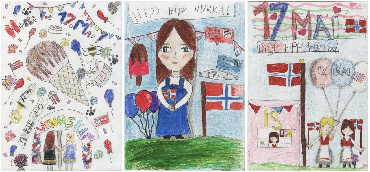 17. mai-tegning