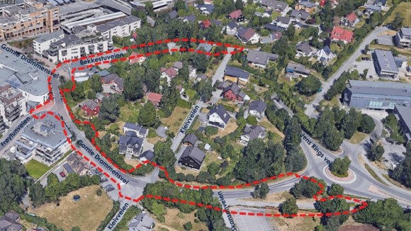 Gamle Ringeriksvei planområde