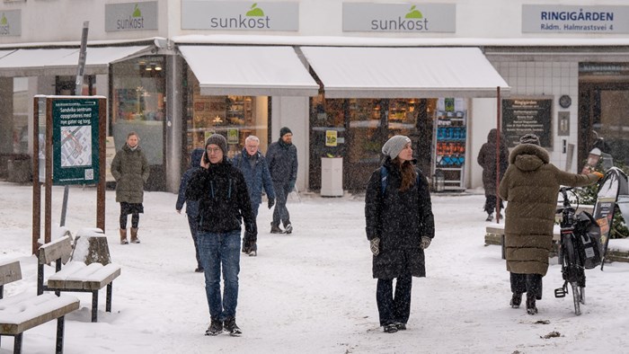Mennesker i Sandvika
