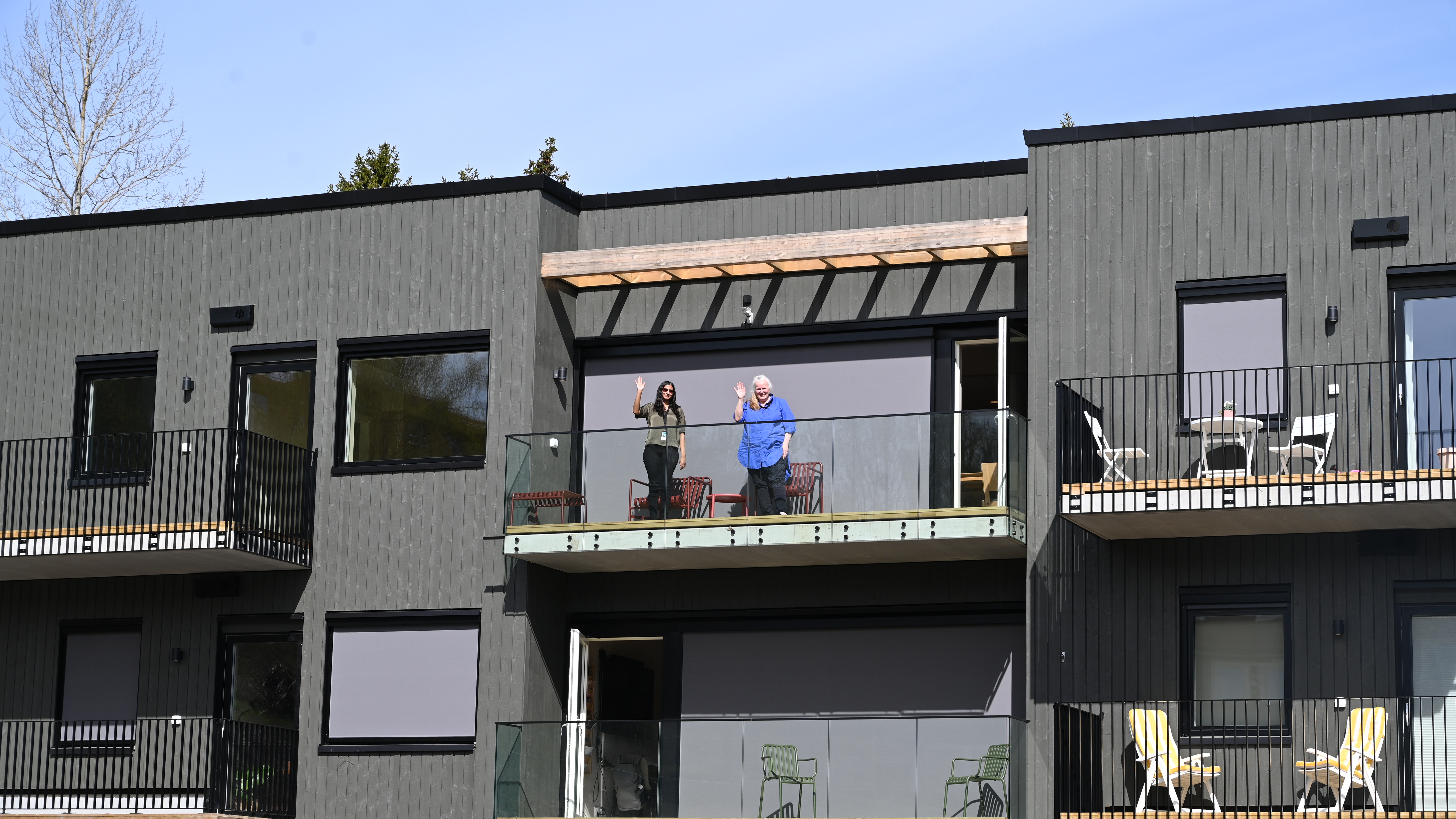 Gullhaug boliger fasade