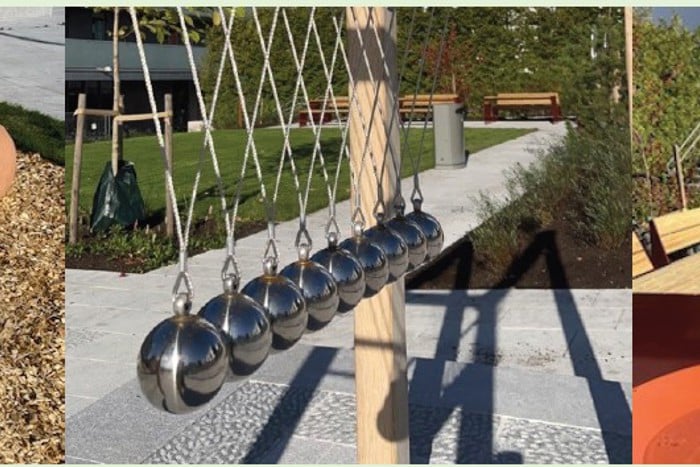 Bekkestua nord, detaljbilder av Signaturtorget