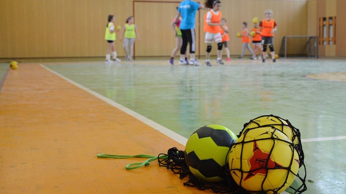 Bilde fra håndballhall