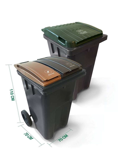 Bilde av nye beholdere for avfall