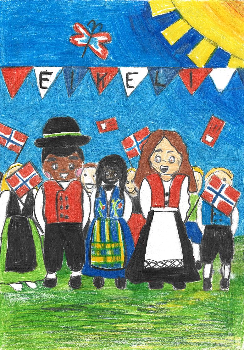 17. mai tegning Smilla 6B