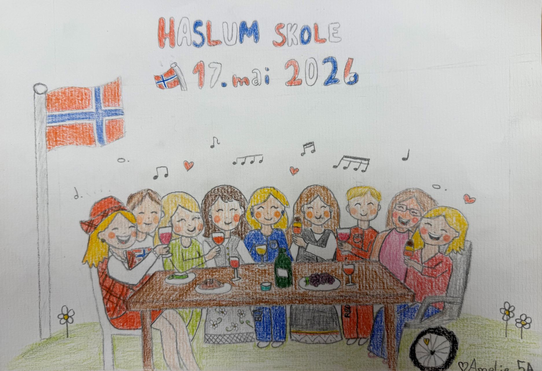 17.mai-tegning