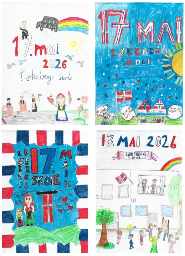 17. mai tegninger fra 5. trinn