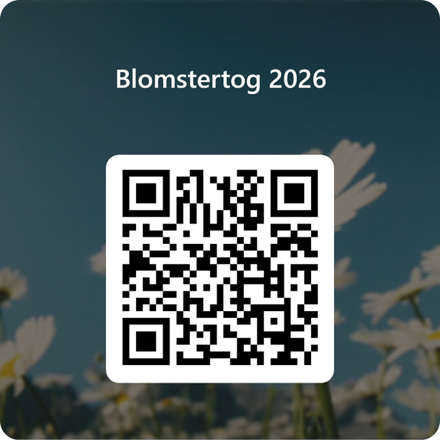QR-kode til påmelding til Blomstertoget