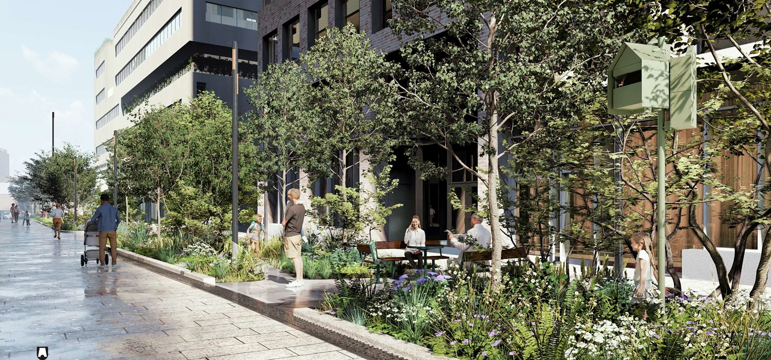 Illustrasjon av Jørgen Kanitz gate