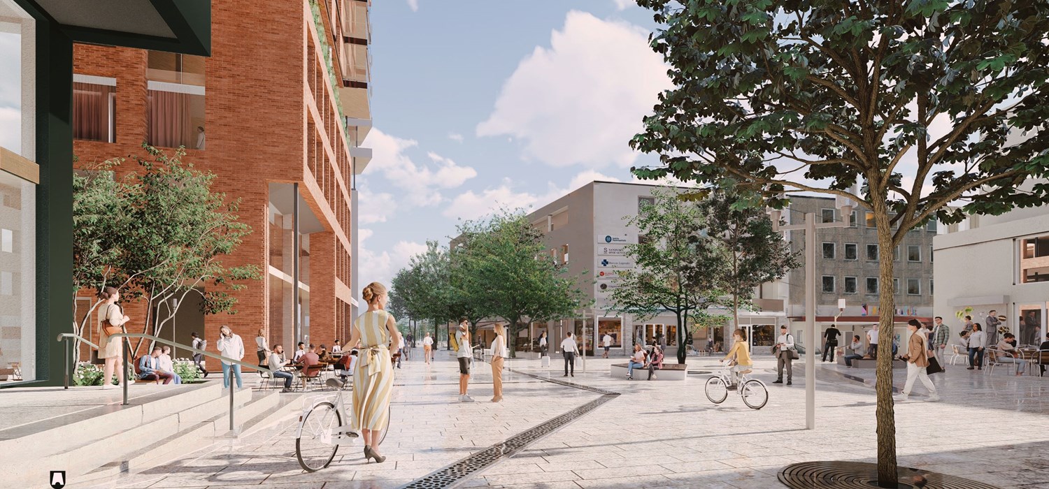 Illustrasjon Rådmann Halmrast vei  ts gate