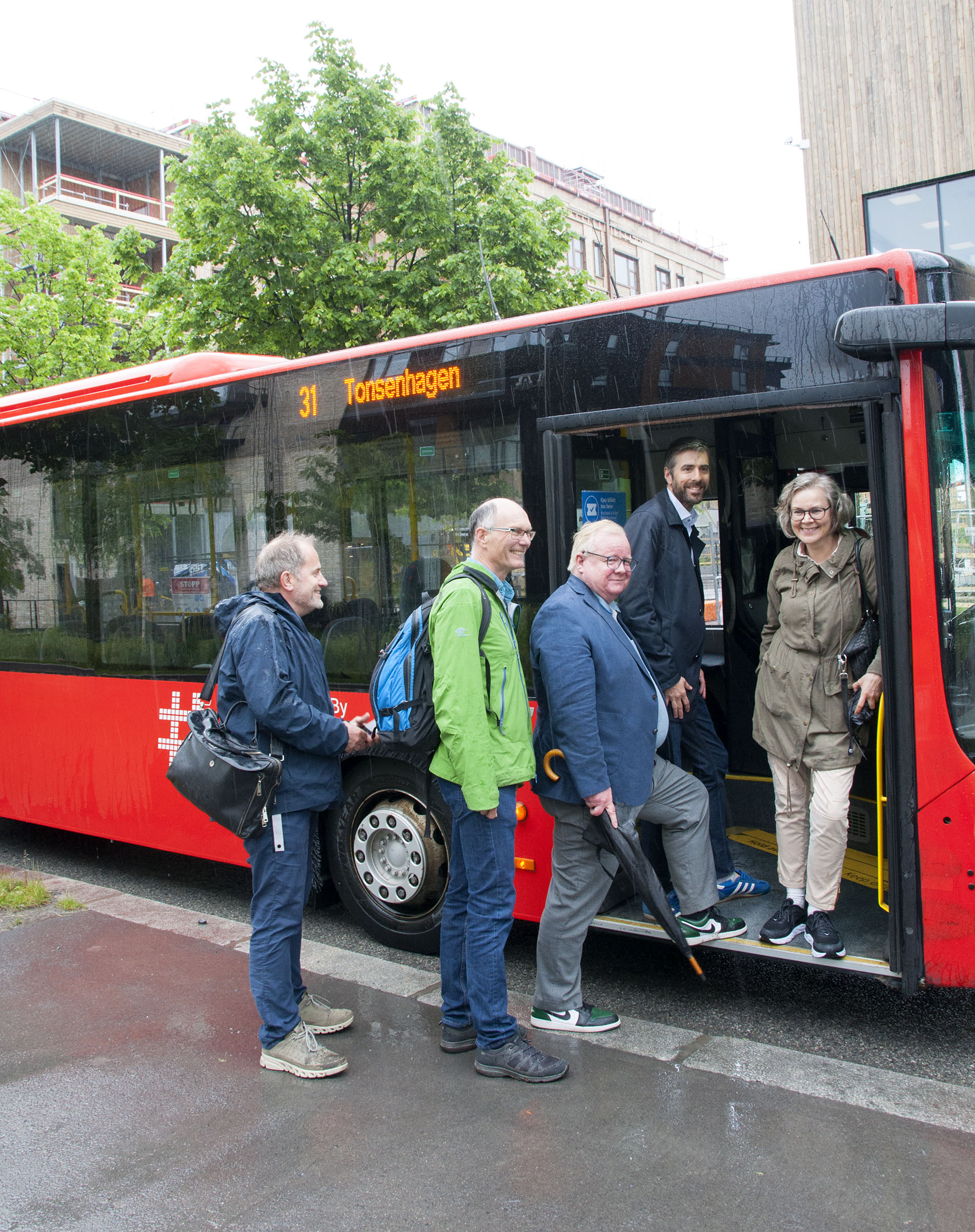 Bussen på Forneburingen skal gjøre det enkelt å velge kollektivt til Treklang. Foto: Ragnhild I. Hoem