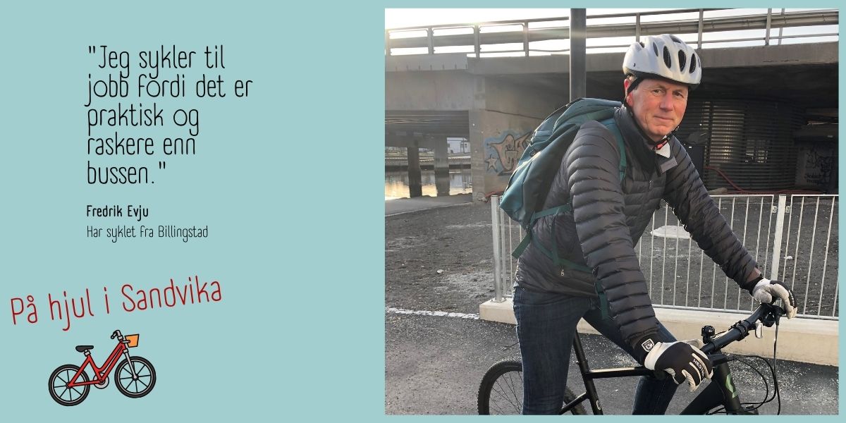 På hjul i Sandvika