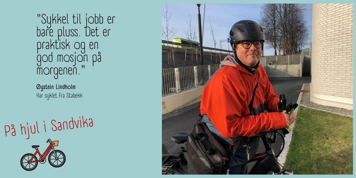 På hjul i Sandvika