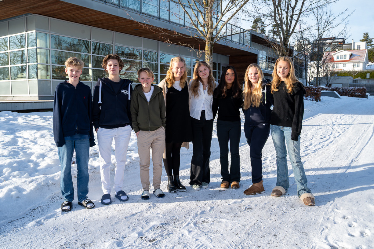 Bærumsfolk for bærekraft med bilde av ungdommer