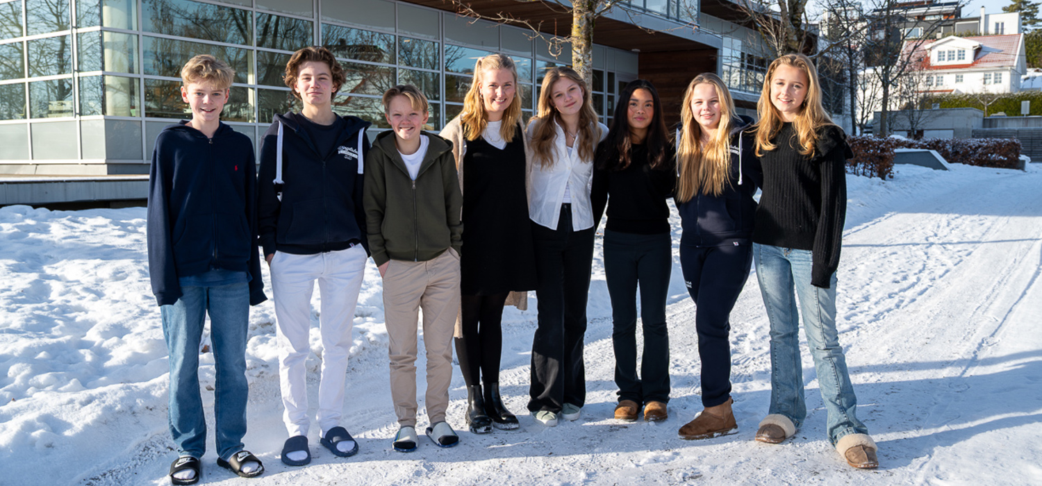 Bærumsfolk for bærekraft med bilde av ungdommer