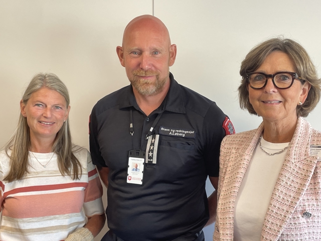 Lene Conradi, Anders Løberg og Lisbeth Hammer Krog