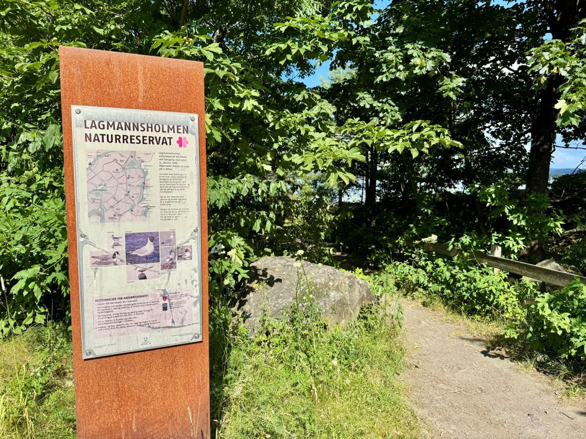 Langmannsholmen naturreservat ble fredet i 1988.