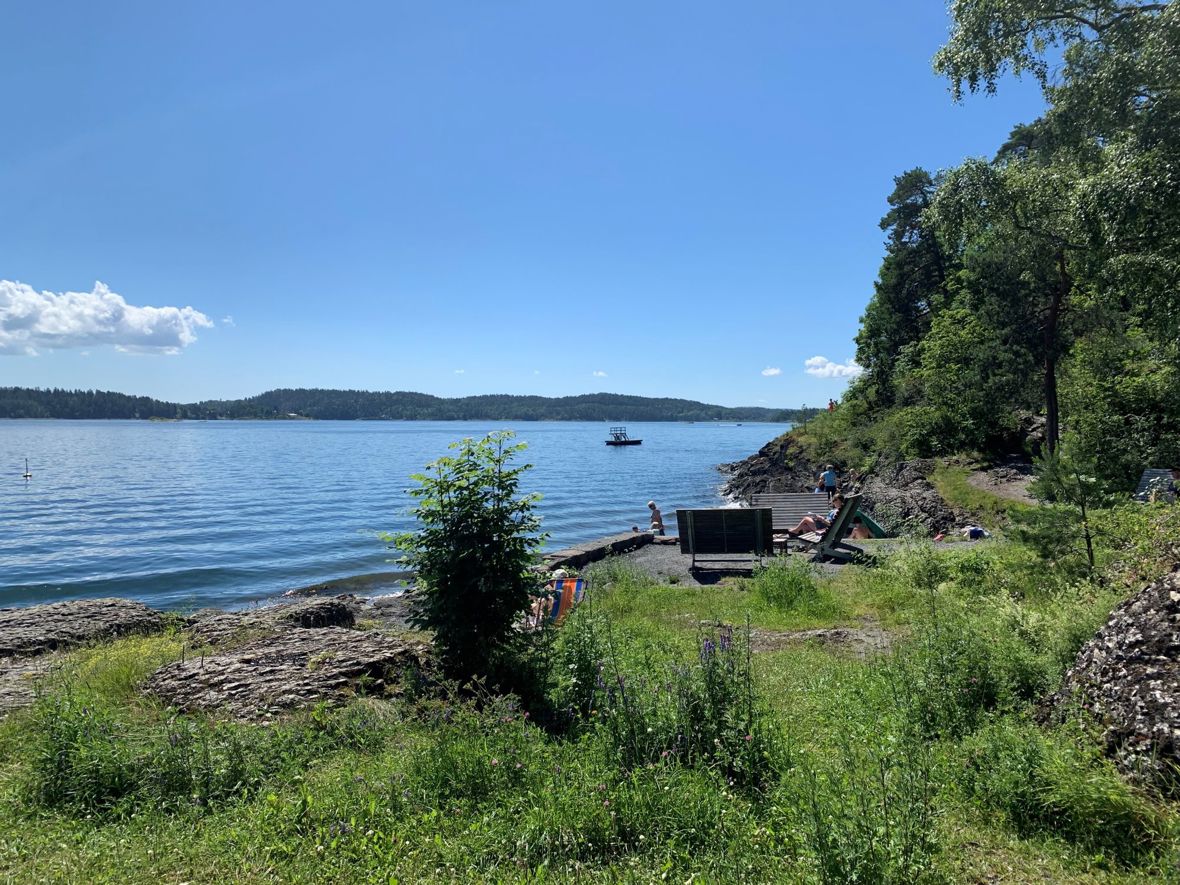 Kyststien forbi Båtstøjordet.