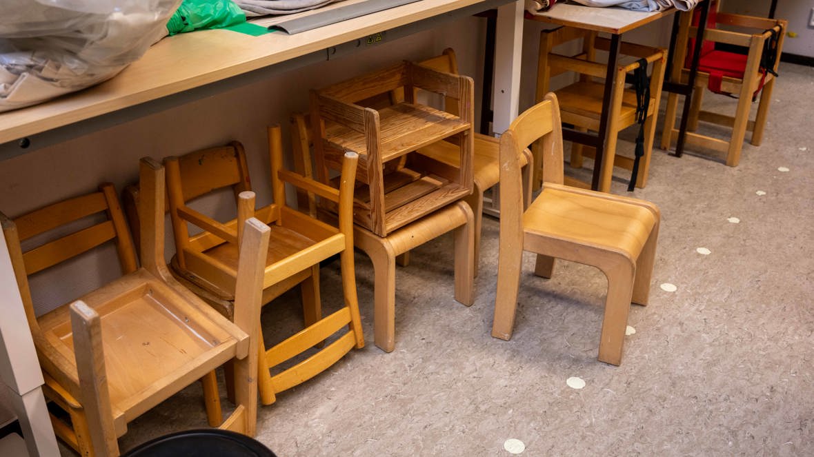 Barnehagemøbler på Belset
