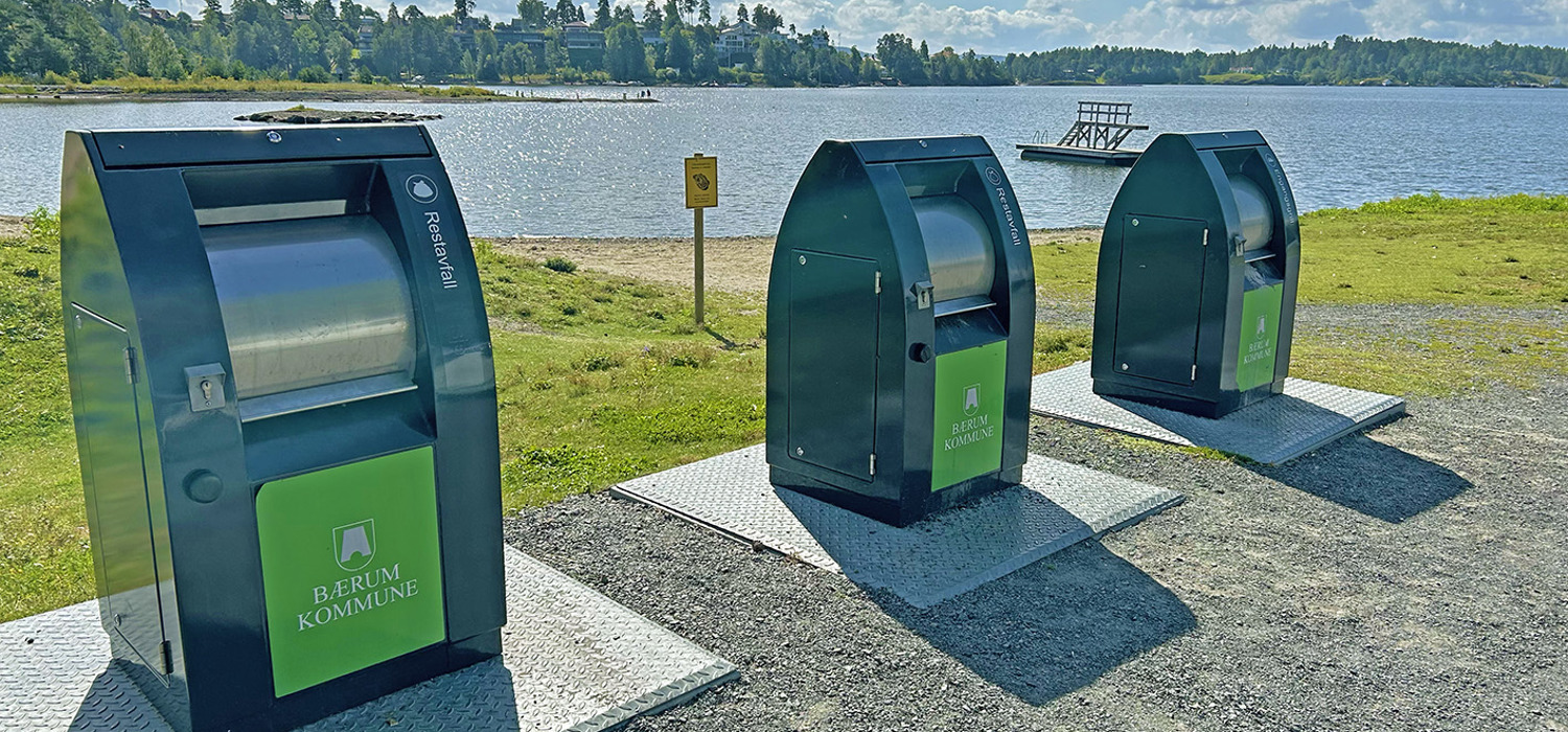 Nedgravde containere