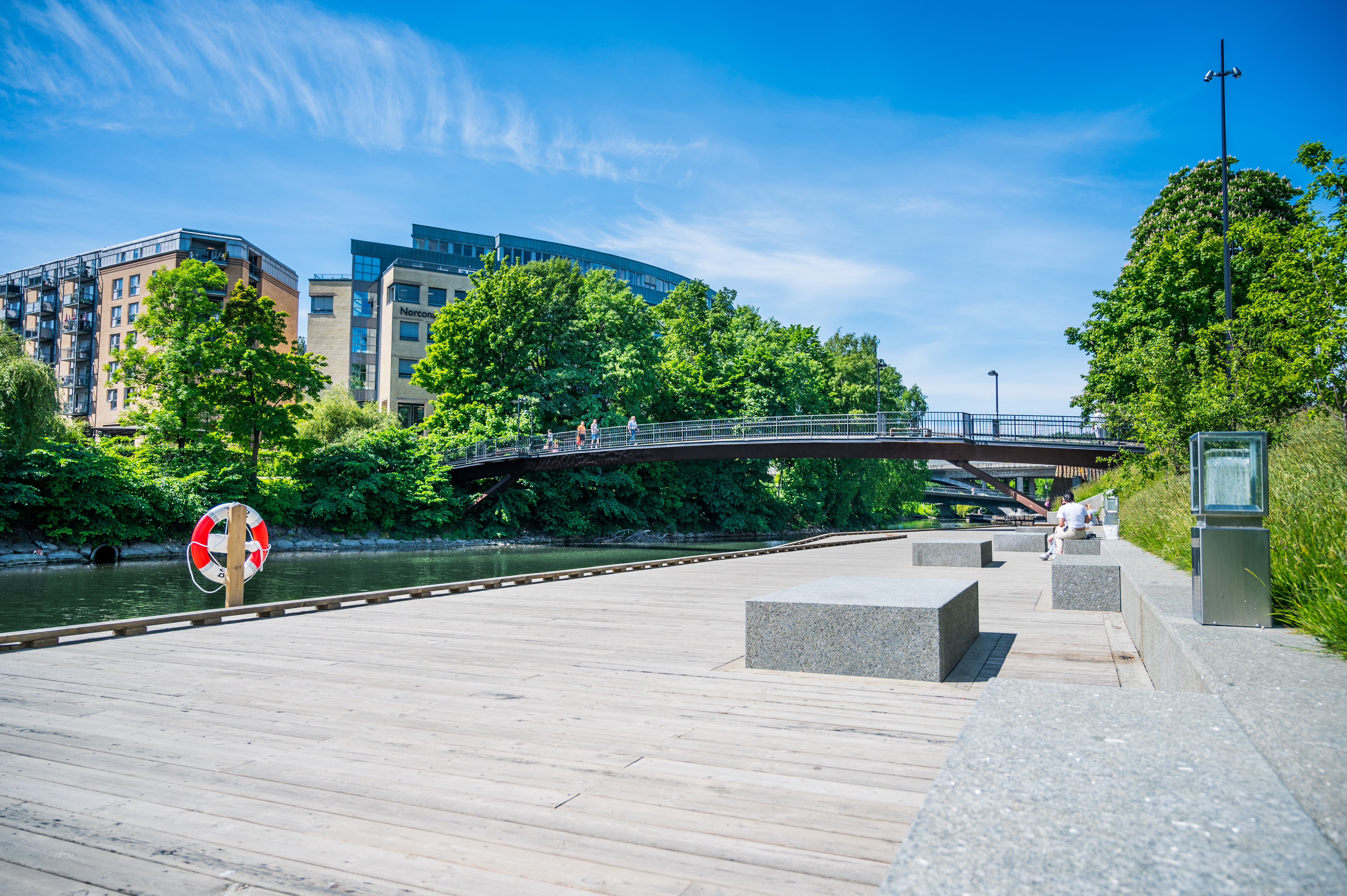 Elvepromenaden i Sandvika