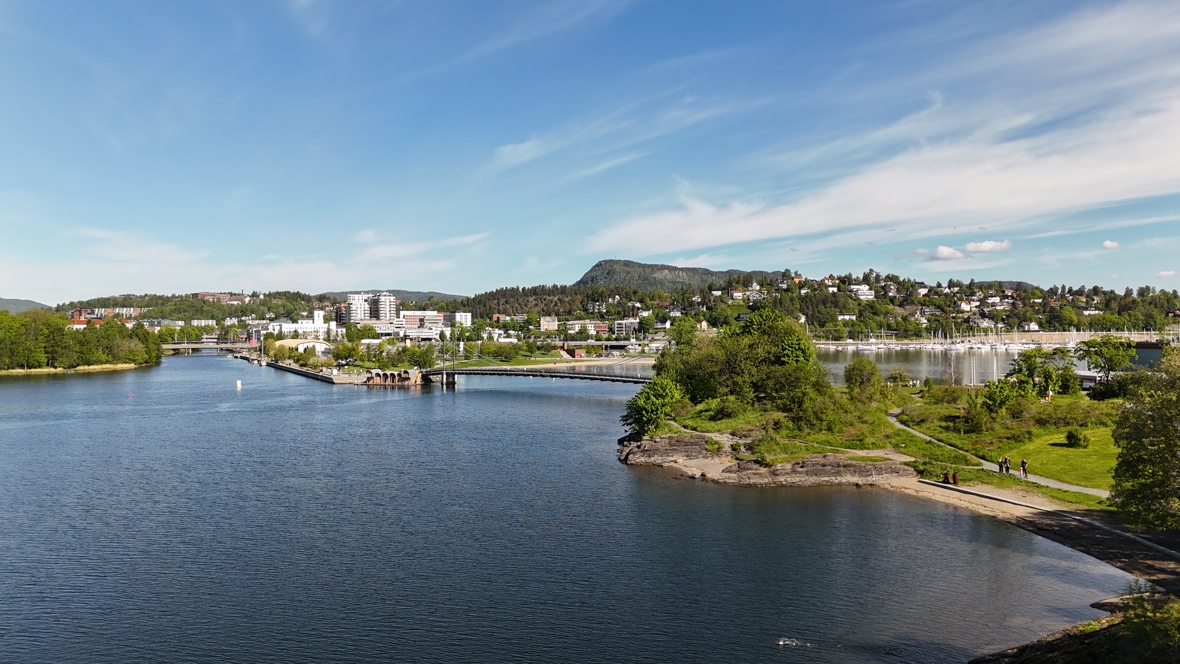 Lille badebukt på Kalvøya 
