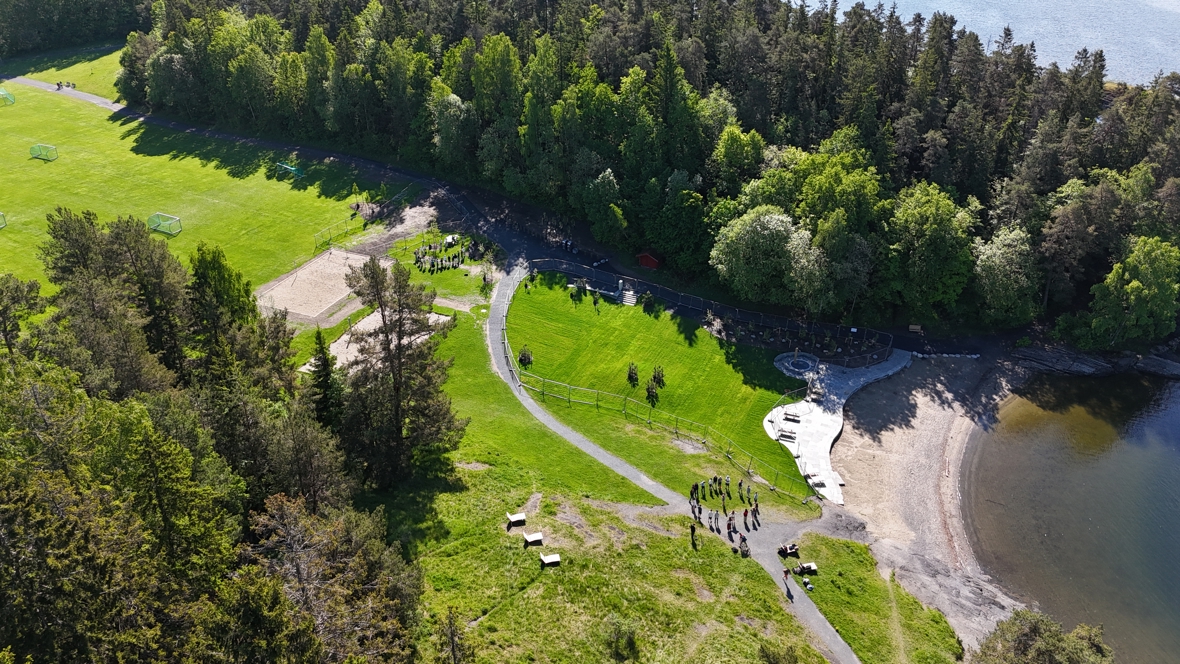 Store badebukt på Kalvøya etter stor oppgradering i 2026 