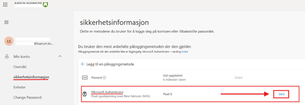 Oppsett av Microsoft MFA steg 5