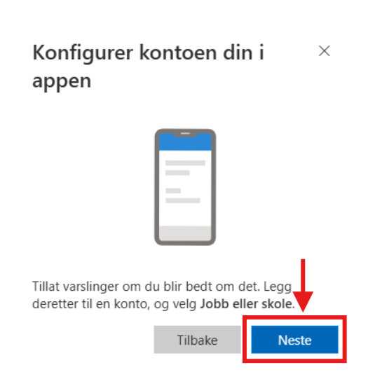 Oppsett av Microsoft MFA steg 9