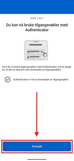 Oppsett av Passkey 13