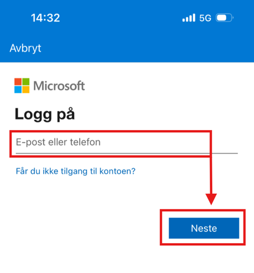 Oppsett av Passkey 4
