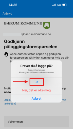 Oppsett av Passkey 6