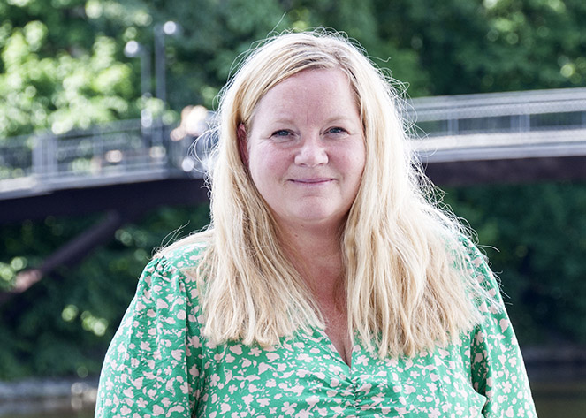 Vera Sandvoll, styrer i Kolsås barnehage.  Foto: Ragnhild I. Hoem
