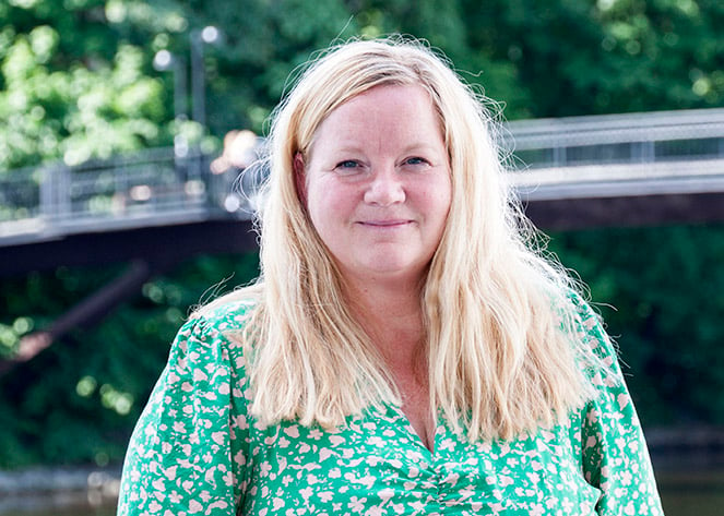 Vera Sandvoll, styrer i Kolsås barnehage.  Foto: Ragnhild I. Hoem