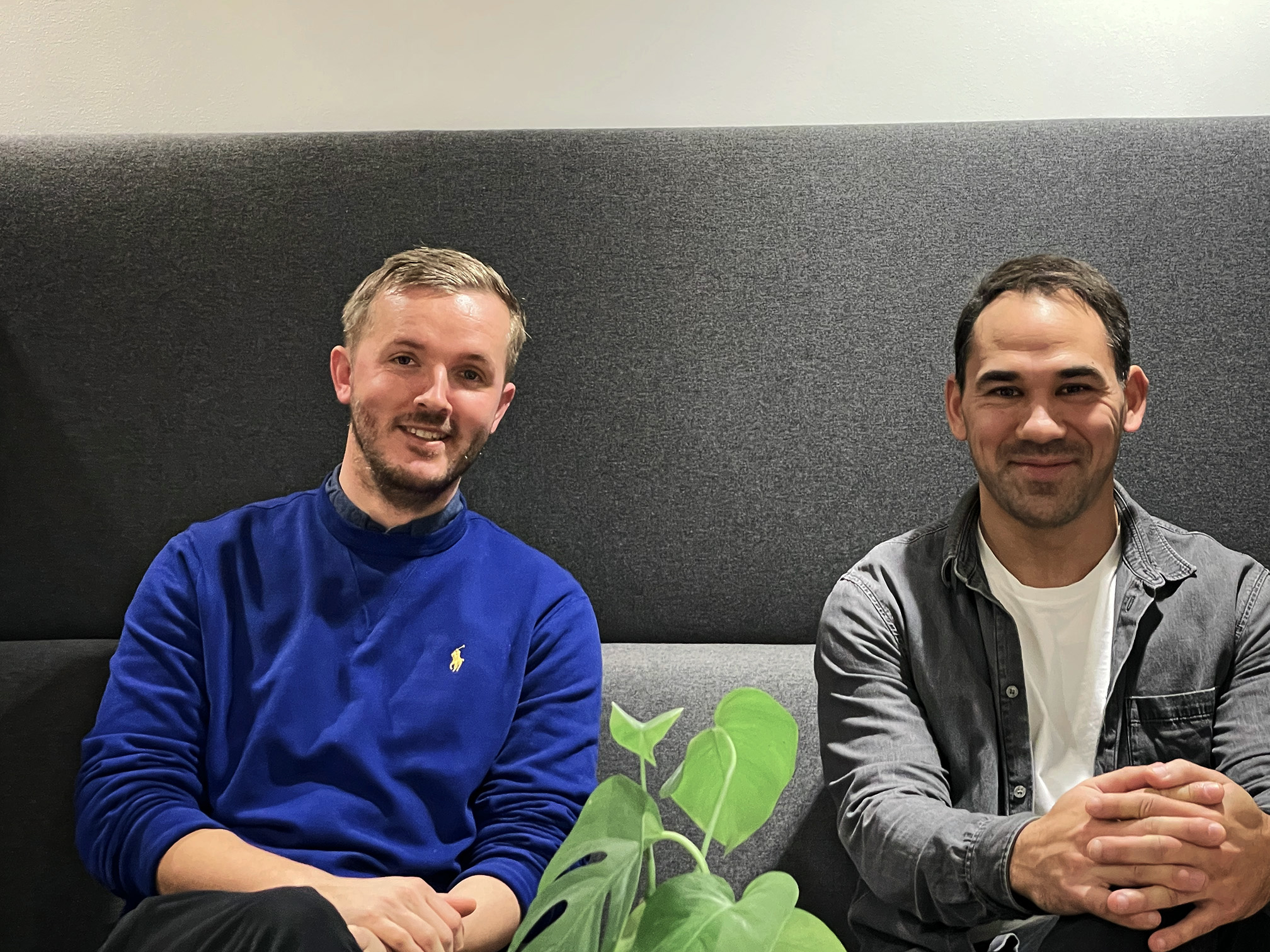 Daniel og Marius i studio 