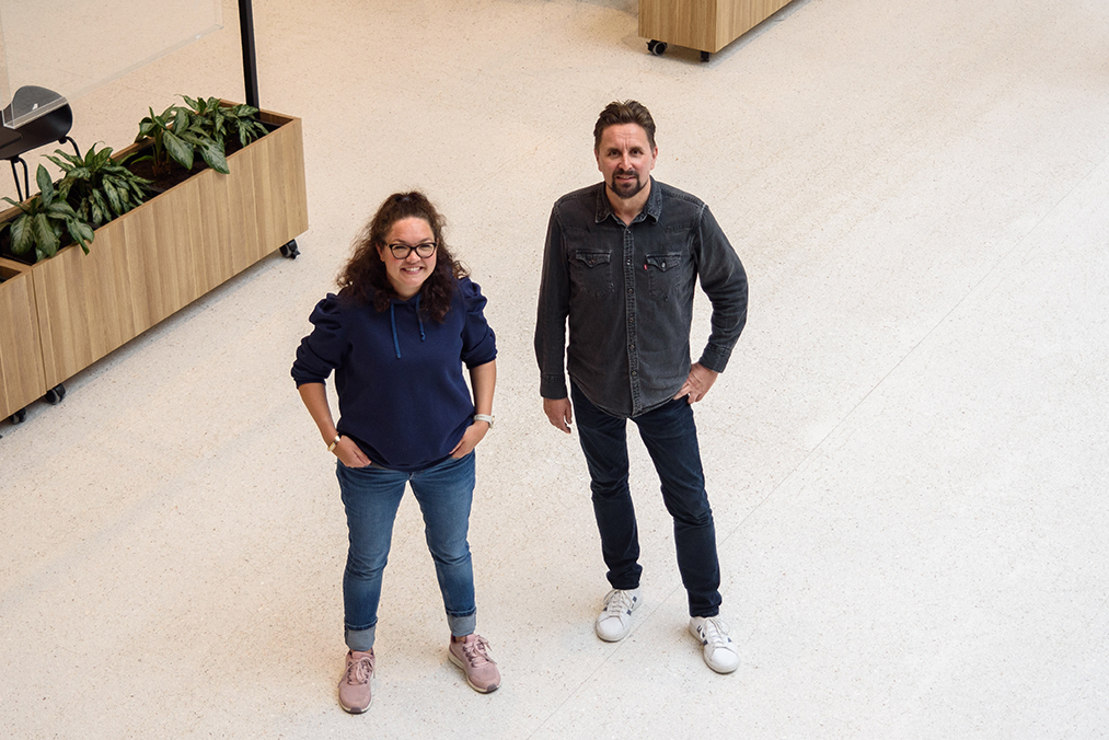 Andre Jensen, fagutviklingsvernepleier  Karine Jansson Schlytter, fagutviklingsvernepleier