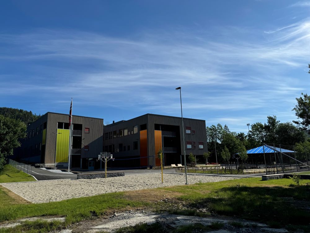 Eieneåsen  skole sørvest