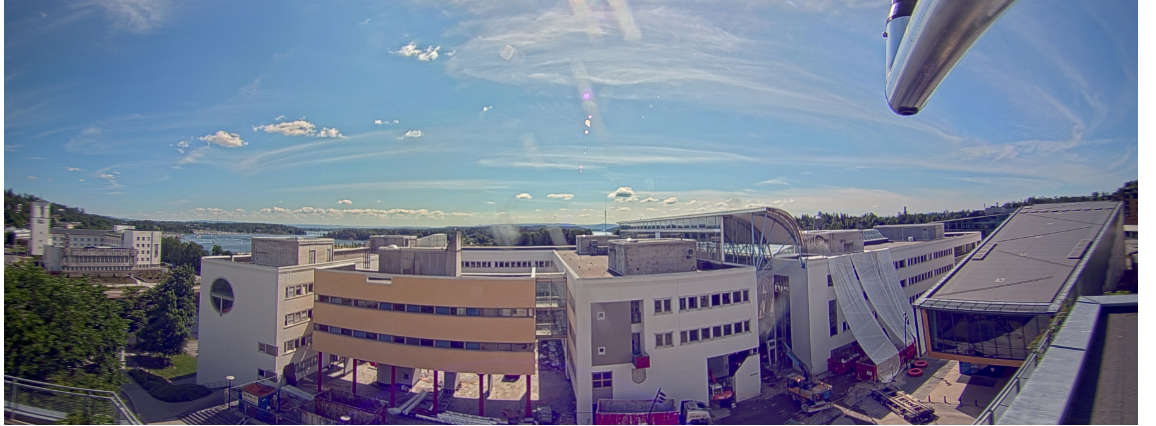 Fasaden på Kommunegården rives