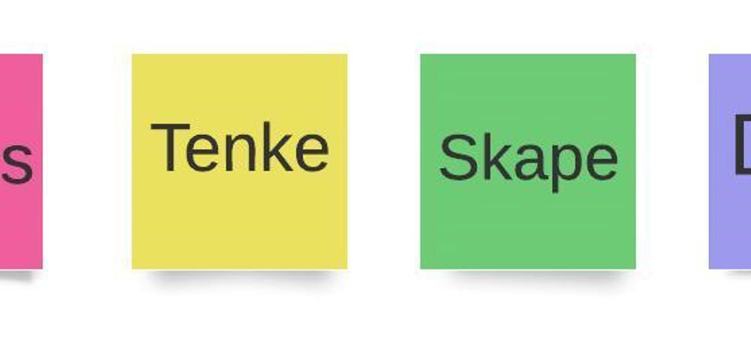 Møte, Tenke, Skape, Dele