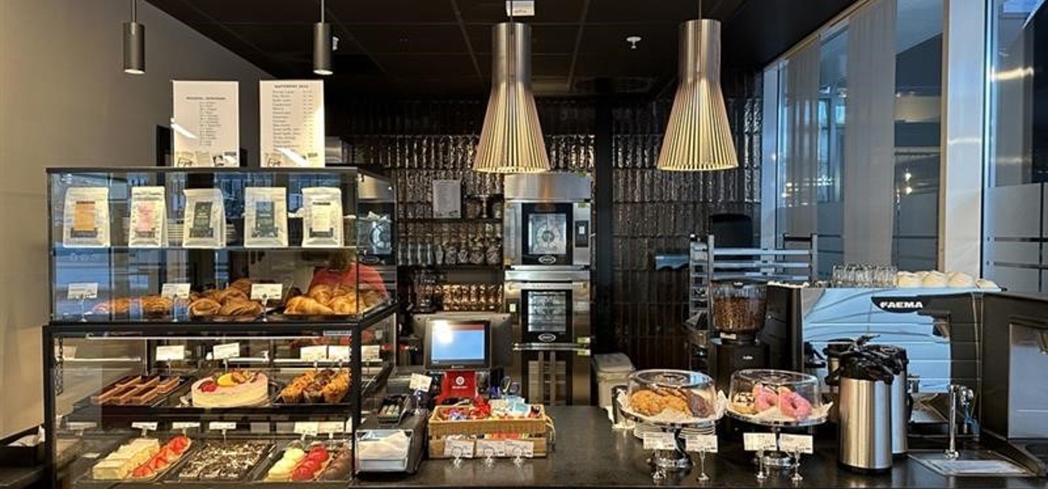 Lesekoppen - Kaffebar i 1. etasje Biblioteket i Sandvika