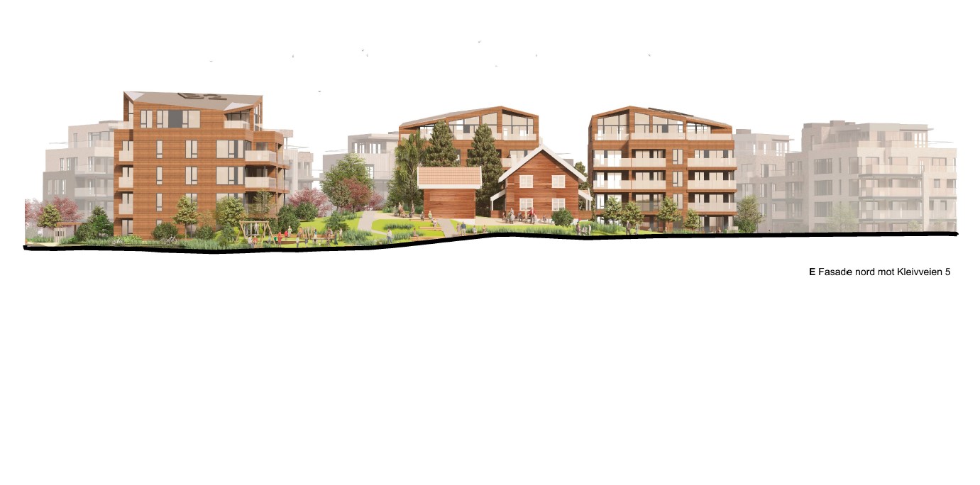 Kleivveien fasader Kleivveien 5