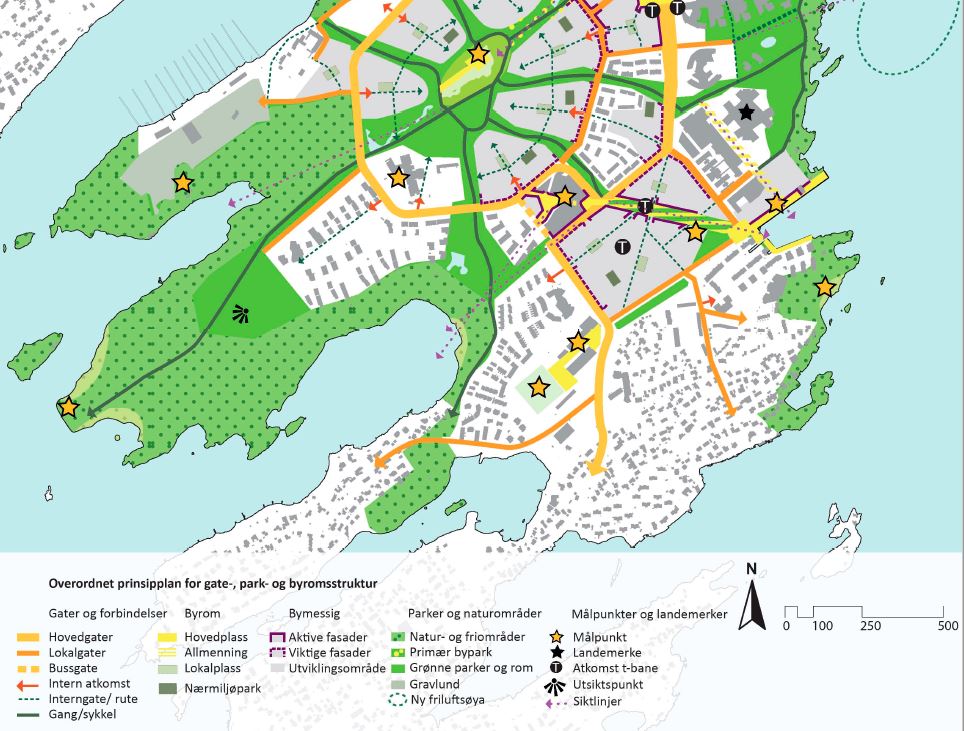 Masterplan av området Fornebu sør