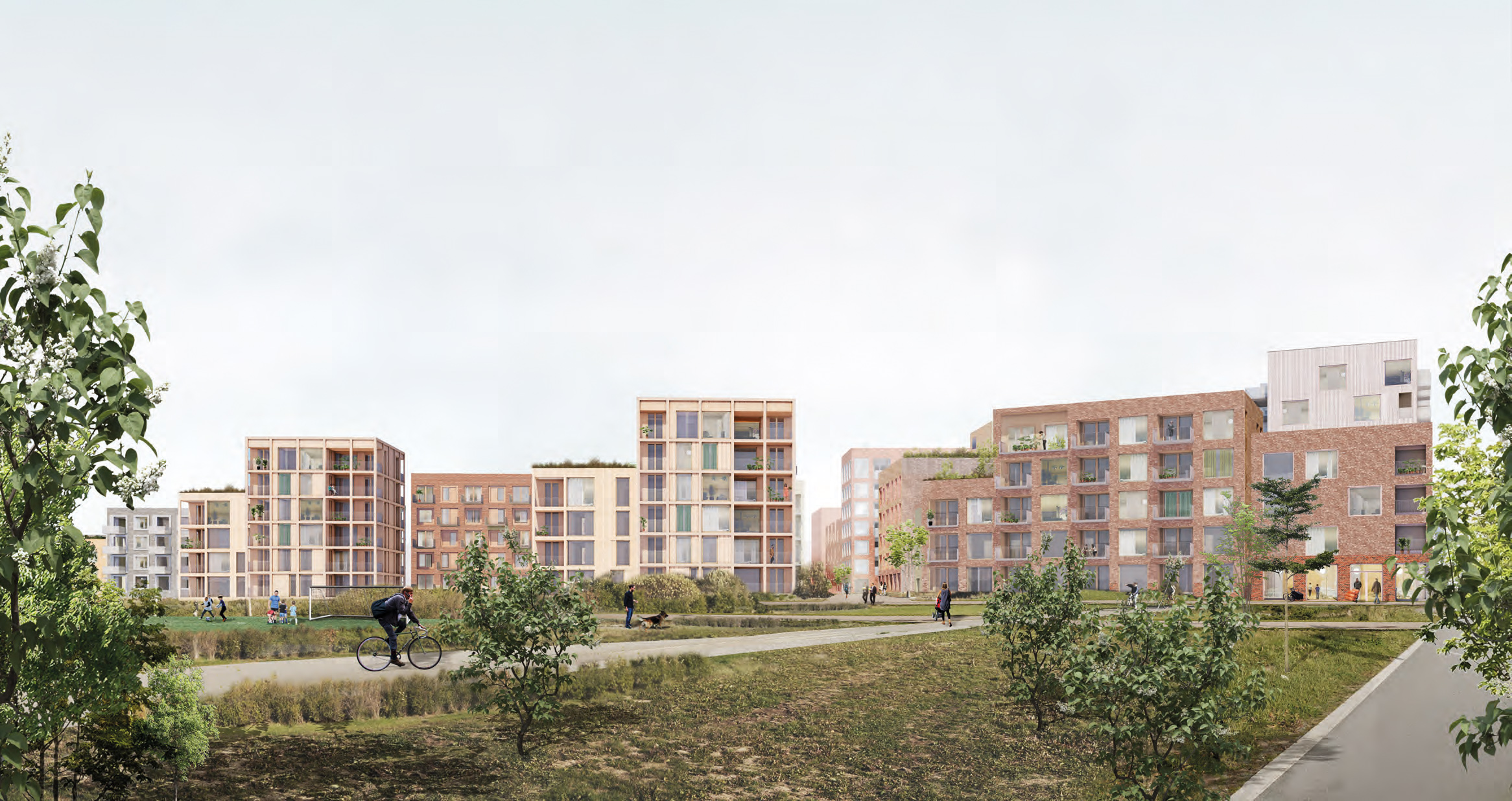 Nansenløkka - Skisse bygninger