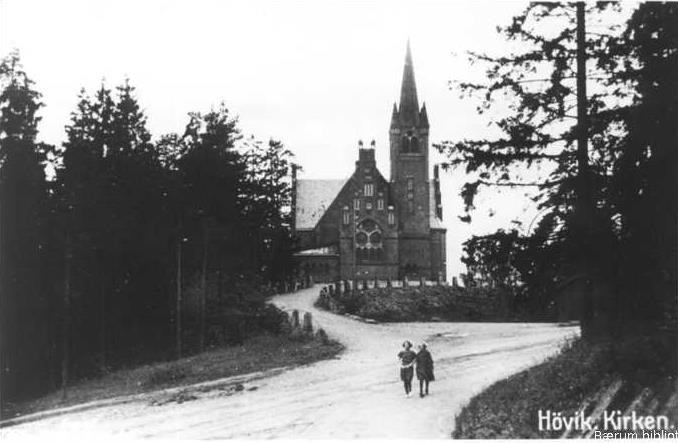 Høvik kirke 1900