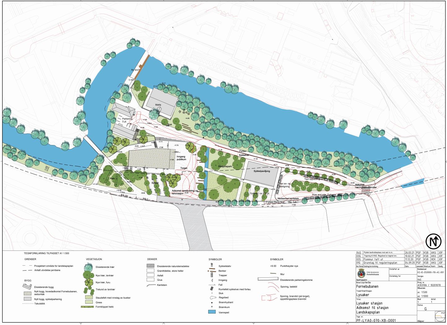 Detaljregulering - ny landskapsplan Lysaker