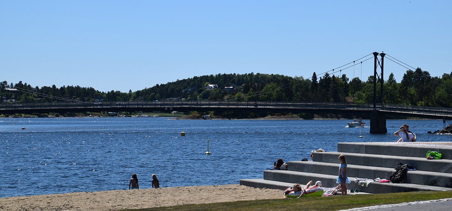 Stranden på Kadettangen