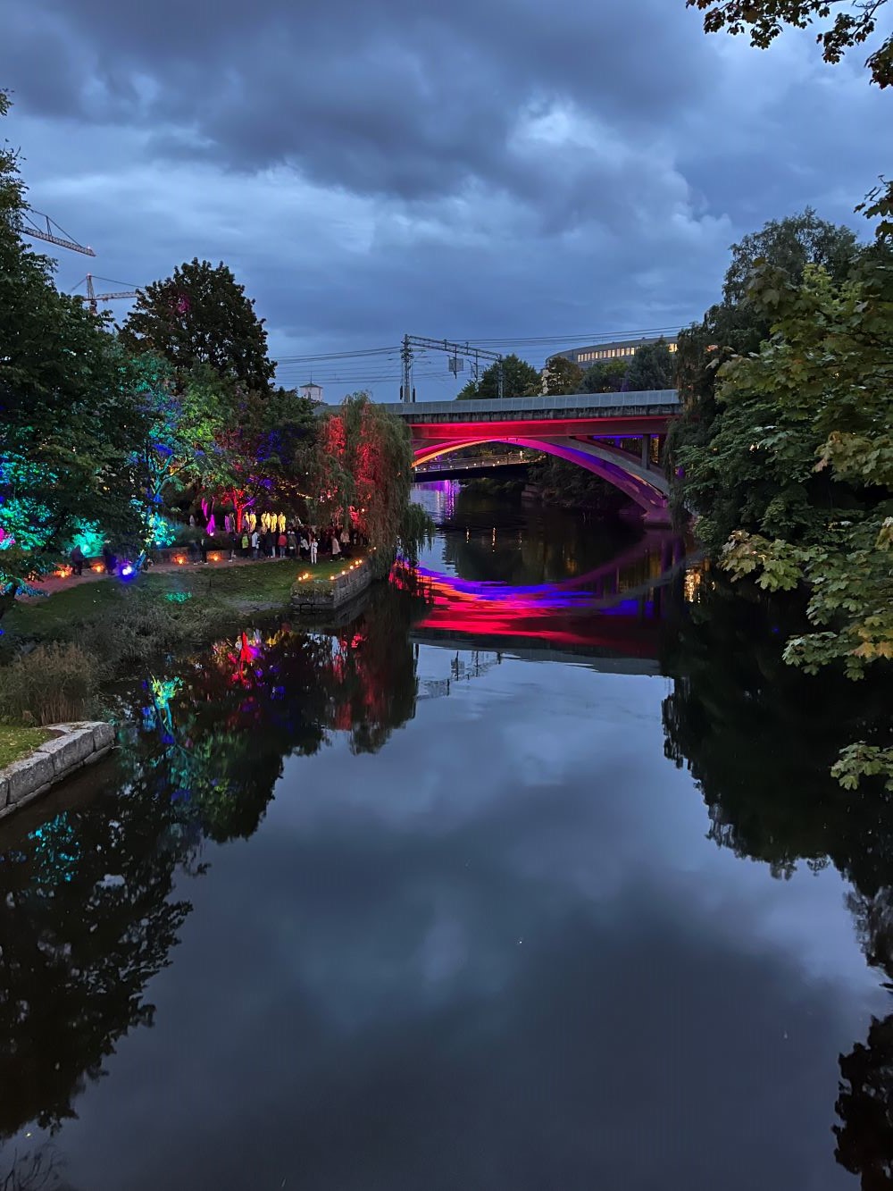 Bildefra Kulturnatt Elvelangs i Sandvika