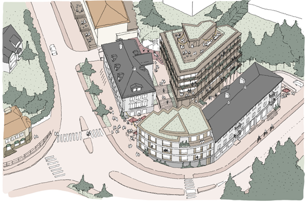 Illustrasjon av  Gamle Ringeriksvei 1